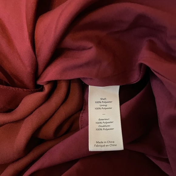 Likely Revolve Leilani Zinfadel V Neck Flutter Sleeve Slit Wrap Midi Dress Gown - Picture 7 of 8